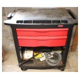 Rubbermaid storage cart