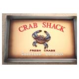 Crab Shack wood sign
