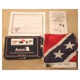 Last Capitol of the Confederacy flag w/ COA