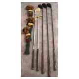 5 Golf clubs & 3 covers