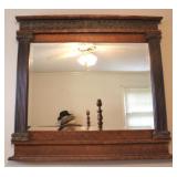 Wooden mirror