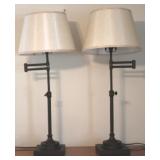 Pair buffet lamps