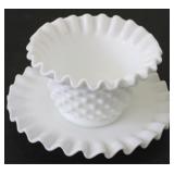 Fenton Bowl w/ Under Plate