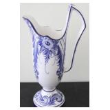 Blue/White Pottery Pitcher