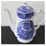 Woods Ware Blue/White Teapot
