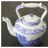Spode Blue/White Miniature Tea Pot