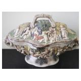 Art Pottery Covered Dish