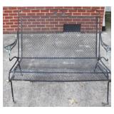 Metal Outdoor Loveseat