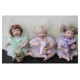 3 pc. Porcelain Doll Lot