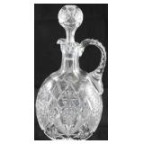 Early brilliant cut crystal decanter