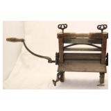 Primitive Anchor Brand clothes wringer