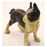 Cast iron Boston Terrier bank