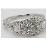 18kt White Gold Diamond Ring