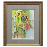 LOVE BIRDS GICLEE A.P. & PENCIL SIGNED BY