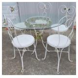 6 Piece metal patio set
