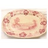 English Red Willow Canterbury platter