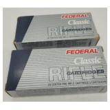 2 Boxes 20 Federal Classic rifle 308 cartridges