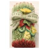 Fitz & Floyd covered asparagus dish