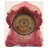 Vintage Ansonia porcelain clock