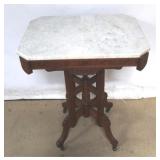 Victorian Marble Top Parlor Table