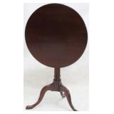 Jefferson reproduction tilt top round tea table