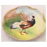 Coronet Limoges Hand Painted Bird Plate