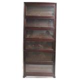 Vintage Macey mahogany 6 stack barrister bookcase