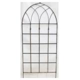 Arch top metal garden trellis