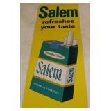1965 Metal Salem Cigarette Sign 8" x 22"