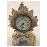Antique French Porcelain Mantle Clock