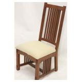 Mission oak side chair