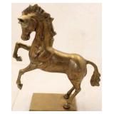 Brass horse
