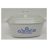 Corning Cornflower 1 1/2 liter dish w/ lid