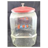 Vintage Lance Store Jar w/ Original Lid