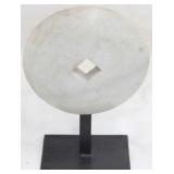 Marble wheel on stand by Butler