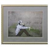 JUST GOOGLE IT BY GRAFFITI ARTIST BANKSY