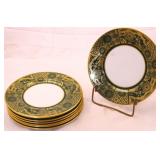 8 Caverswall Bone China 8 1/2" plates