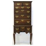 Harden 2-Part Lingerie Chest - Mahogany Queen Anne