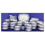 English Stafford Flow Blue china set