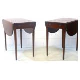 Pair of Mahogany Drop Leaf Pembrooke Tables