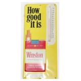 Vintage Winston Cigarette metal thermometer