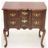 American block front Queen Anne lowboy