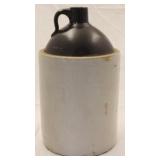 3 Gallon Brown & White Stoneware Jug