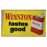 Vintage Metal Winston Cigarette Sign