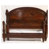 Henkel Harris Mahogany 197 Low Post Queen bed