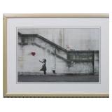 GIRL WITH BALLOON BY GRAFFITI ARTIST BANKSY