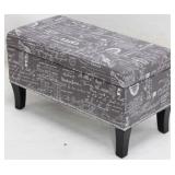 New Powell lift top storage ottoman