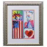 PATRIOTIC SERIES GICLEE BY PETER MAX