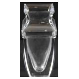 Sevres French Crystal square glass vase