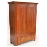 Vintage double blind door wardrobe